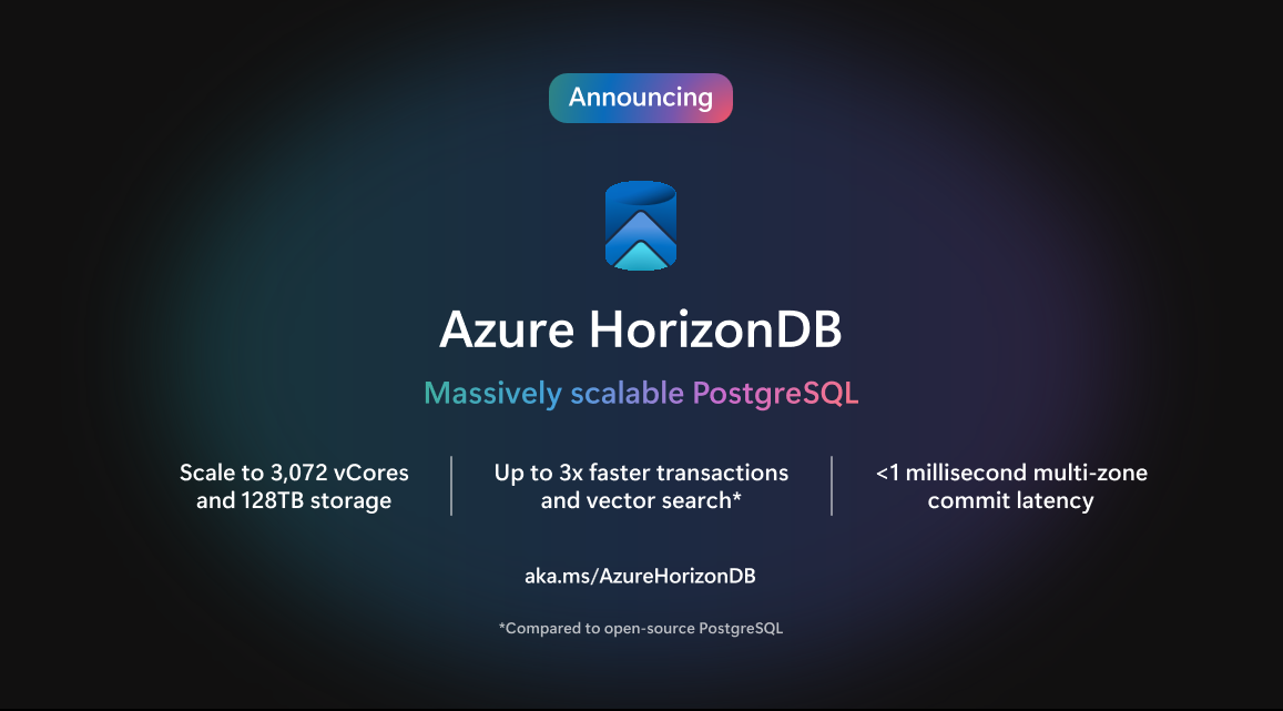 Horizon DB คือ PostgreSQL มีความสามารถมากขึ้น