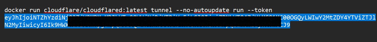 จากนั้นคัดลอก token ที่ได้รับ