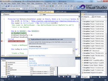 Debugging Web Application