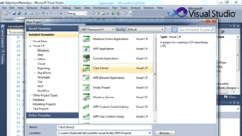 Programming in C# with Visual Studio