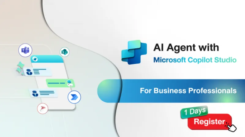 หลักสูตร AI Agents with Microsoft Copilot Studio