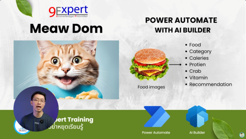 แอพเหมียวดม: แอพนับแคลอรี่อัจฉริยะ